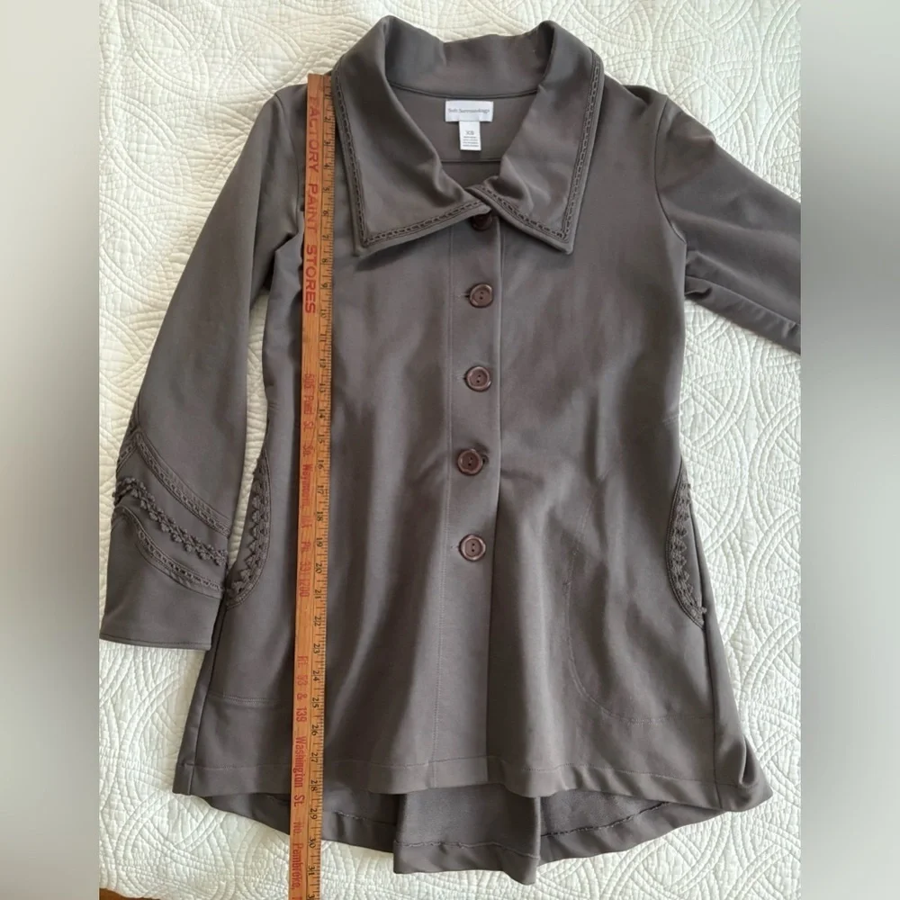 Soft Surroundings Tallulah Embroidered Jacket XS